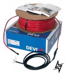 Нагрівальний кабель із суцільним екраном DEVIflex 18T, 44м 140F1242 Devi фото