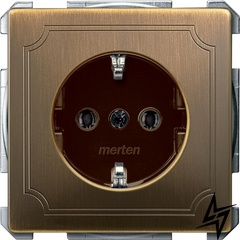 Механизм розетки античная латунь Schneider Electric Merten MTN2401-4143 фото