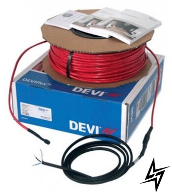 Нагрівальний кабель із суцільним екраном DEVIflex 18T, 52м 140F1243 Devi фото