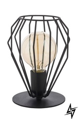 Декоративная настольная лампа TK Lighting Brylant Black 3032 11949 фото в живую, фото в дизайне интерьера