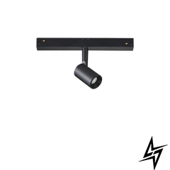 Магнитный трековый светильник 224107 Ideal Lux Oxy Track Single 3.5W 3000K Bk  фото в живую, фото в дизайне интерьера