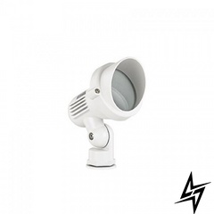 Вкапываемый светильник Ideal Lux Terra Pt1 Small Bianco 106205 88153 фото в живую, фото в дизайне экстерьера