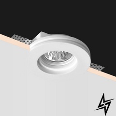 Гипсовый светильник точечный врезной 406110.01.01 Imperium Light X-cool  фото в живую, фото в дизайне интерьера