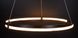 Потолочная люстра LED L23-36759 Черный SGA18-600-bk фото в дизайне интерьера, фото в живую 4/9