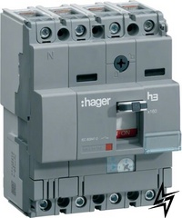 Автоматический выключатель HNA064H x160 In=63А 4P 40кА Hager фото