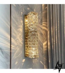 Настенный светильник светодиодный V23-16960 8855 WL gold фото в живую, фото в дизайне интерьера