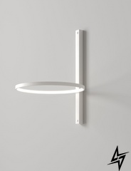 Бра Ring B with cord Signal white (RAL 9003) Білий LED 1700Lm 4500K  фото наживо, фото в дизайні інтер'єру