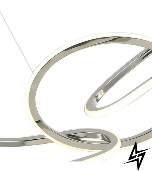 Люстра светодиодная V23-16363 Rings 1500 silver фото в живую, фото в дизайне интерьера