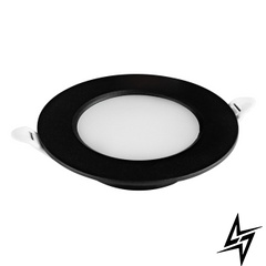 Светодиодный светильник встроенный AURA-3 черный 3W 6400K Horoz Electric 016-068-0003-040 ЛЕД 1748514776 фото в живую, фото в дизайне интерьера
