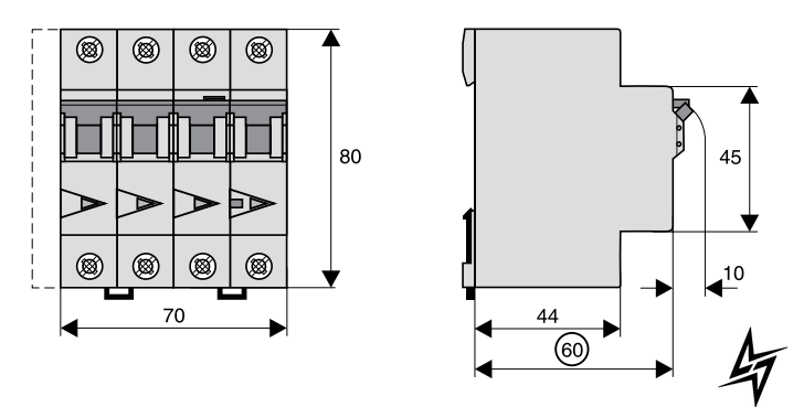 167508 Дифференциальный автоматический выключатель 3N пол. mRB4-32/3N/C/003-A Eaton фото