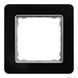 Рамка 1 пост Schneider Electric SDD361801 Sedna Elements черное стекло пластик фото 2/2