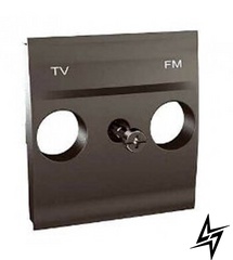 MGU9.440.12 Накладка для TV / FM розетки, графіт Schneider Electric фото