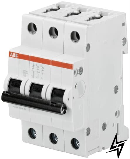 Автоматичний вимикач ABB 2CDS253001R0504 System pro M 3P 50A C 6kA фото