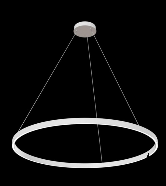 Светильник подвесной KLOODI CIRCLE2830 PE1000 4K WH ЛЕД  фото в живую, фото в дизайне интерьера
