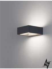 Вуличний настінний світильник Nova luce Bliss 819502 LED  фото наживо, фото в дизайні екстер'єру