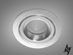Современный точечный светильник Alumo D23-31473 Хром QXL-1730-R-SL фото в живую, фото в дизайне интерьера