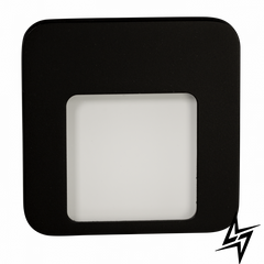 Настінний світильник Ledix Moza 01-221-62 врізний Чорний 3100K LED LED10122162 фото наживо, фото в дизайні інтер'єру
