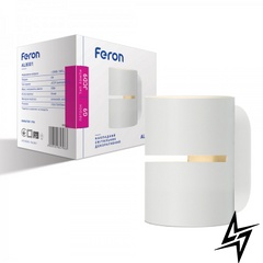 Настенный светильник Feron 40164 Al8001  фото в живую, фото в дизайне интерьера