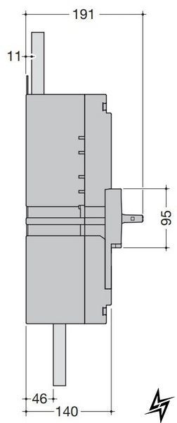 Корпусний автоматичний вимикач Hager HNF991H 4P, 1600 А, 50 кА HNF991H фото