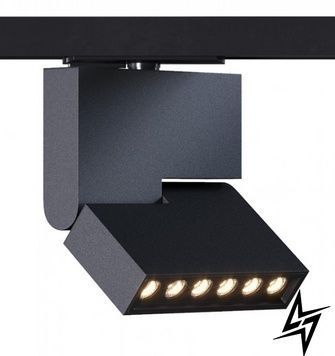 Світильник трековий однофазний KD-STL0612 3K BK фото