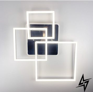 Світлодіодна люстра з пультом дк Ideal Lux Frame у білому корпусі A11017/3 RGB WT фото