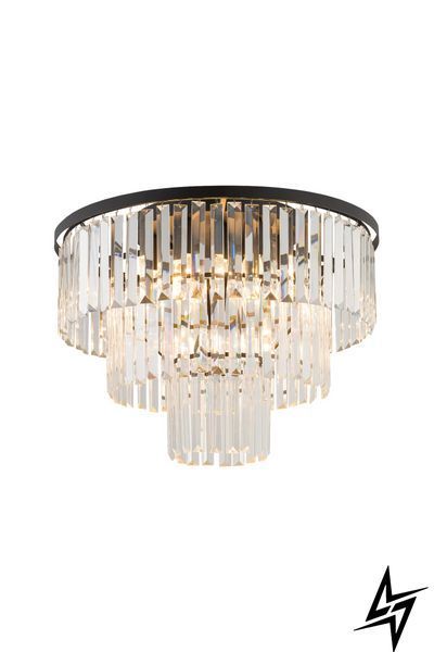Люстра Nowodvorski Cristal 7627 на 9 ламп E14, чорна, 56 &times; 41 &times; 56 см фото