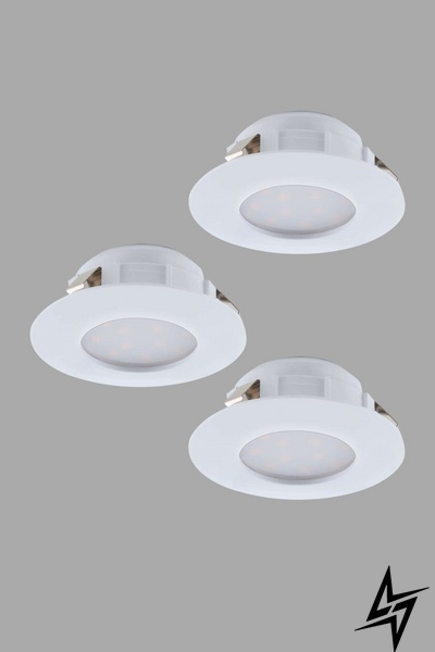Точковий світильник для ванної Eglo Pineda 95821 LED 90057 фото наживо, фото в дизайні інтер'єру