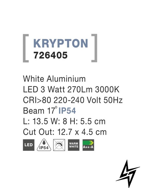 Вуличний світильник Nova luce Krypton 726405 LED  фото наживо, фото в дизайні екстер'єру