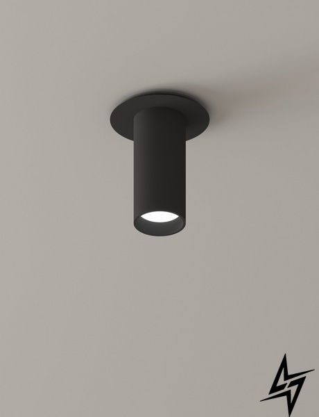 Стельовий світильник Spot 1S Gray (RAL 7036)  фото наживо, фото в дизайні інтер'єру