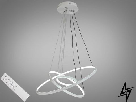 Подвесная LED люстра с диммером 100 Вт белая Bokena 26-22373 фото