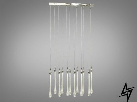 Каскадна LED люстра для холу 30 Вт хром Fovido 23-33177 23-33177 фото