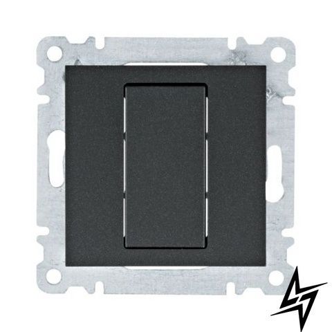 Заглушка чорна Lumina Hager WL7013 фото