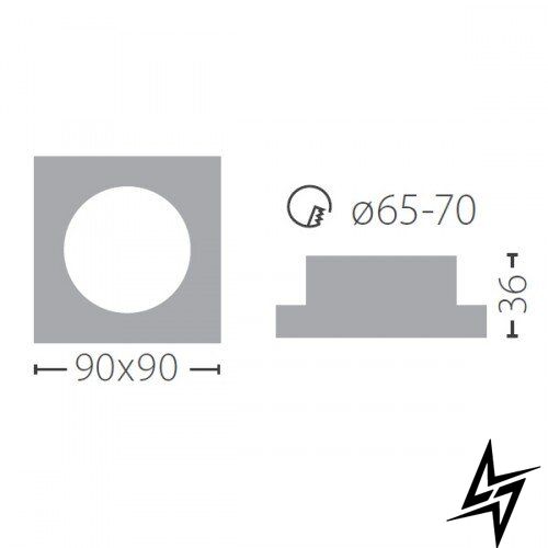 Точковий врізний світильник Kanlux Morta 22110 84673 фото наживо, фото в дизайні інтер'єру
