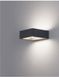 Вуличний настінний світильник Nova luce Bliss 819502 LED  фото в дизайні екстер'єру, фото наживо 1/5