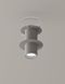 Потолочный светильник Spot 1S Gray (RAL 7036) Серый  фото в дизайне интерьера, фото в живую 2/10