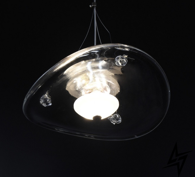 Потолочная люстра LED L23-36487 Хром C14 фото в живую, фото в дизайне интерьера