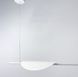 Минималистичная подвесная люстра в белом каркасе LE26530 LED 26W 3000-6000K 90см Белый SG-31 WH фото в дизайне интерьера, фото в живую 5/5