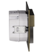 Настінний світильник Ledix Timo з рамкою 07-221-41 врізний Старе золото 5900K LED LED10722141 фото в дизайні інтер'єру, фото наживо 4/5