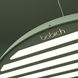 Подвесной светильник Sphere Latte (RAL 1019) Бежевый LED 3400Lm 3000K  фото в дизайне интерьера, фото в живую 3/9