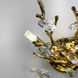 Изысканное золотое бра DIAMINA с хрустальными камнями LE41098 2xG9 30x40см Золото/Прозрачный W 33007/2 S GD фото в дизайне интерьера, фото в живую 4/8