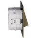 Настенный светильник Ledix Navi с рамкой 11-225-46 врезной Старое золото RGB с радиоконтроллером RGB ЛЕД LED11122546 фото в дизайне интерьера, фото в живую 4/5