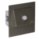 Настенный светильник Ledix Navi с рамкой 11-222-22 врезной Сталь 3100K с датчиком ЛЕД LED11122222 фото в дизайне интерьера, фото в живую 3/5