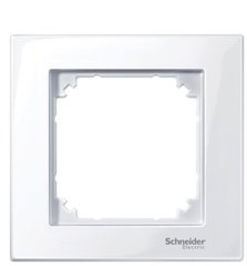 Рамка 1-пост Schneider Electric Merten M-Plan активный белый MTN515125