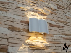 Многолучевая архитектурная LED подсветка D23-31070 Белый HS8164-4W-WH фото в живую, фото в дизайне экстерьера