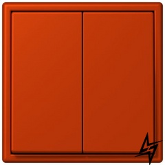LC9954320A Les Couleurs® Le Corbusier Клавиша для двухклавишного выключателя rouge vermillon 59 Jung фото