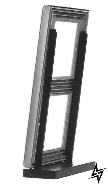 Рамка 2-местная, вертикальная, нержавеющая сталь K.1 13237004 Berker фото