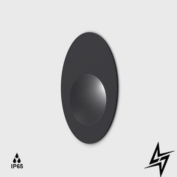 LTX 08.5239.R2.927.GR Вбудований в стіну IN WALL IP, D52mm, SP39mm, CREE LED 2.1W, 2700K, 25&deg;x30&deg;, 21Lm, CRI>90, 700mA блок живлення не в комплекті, монтажна коробка в комплекті, кабель 1000mm, IP65, прозоре скло, графіт фото