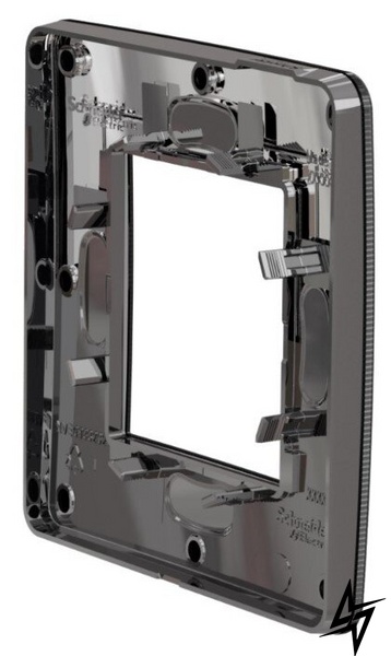 Однопостовая рамка Unica New Studio Metal NU280253 никель/антрацит Schneider Electric фото