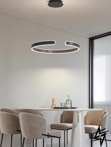 Люстра Glow Raund 600 bk чорна LED 26-16732 055020/600 bk фото