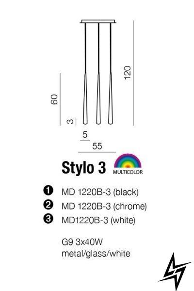 Люстра подвесная Azzardo AZ0133 Stylo фото